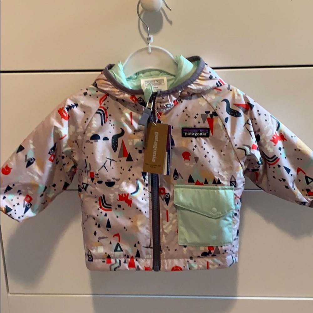 Patagonia reversible puff-ball jacket